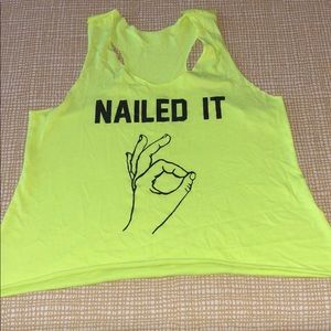 Nailed it Cut out tank top